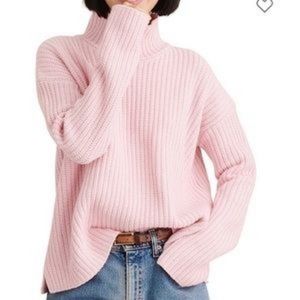 Alex Mill Pink Turtleneck Sweater